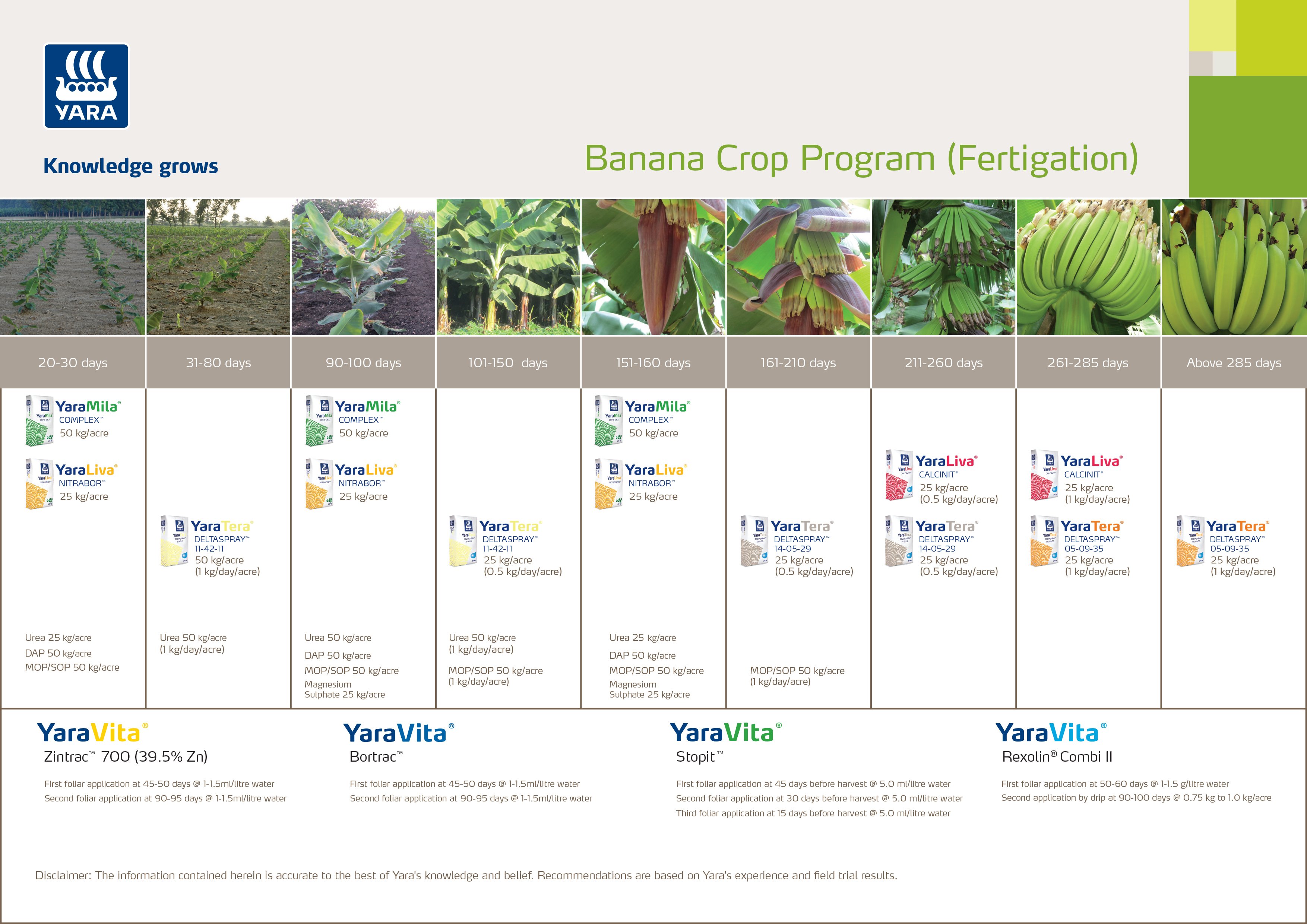 Banana Fertilizer Schedule Pdf